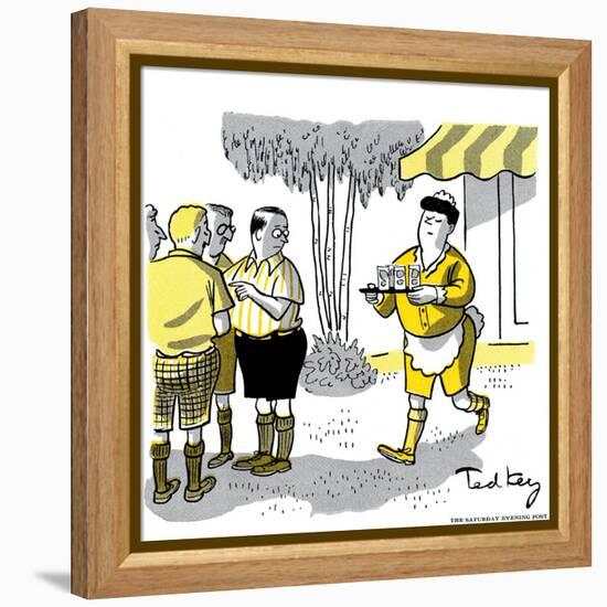 Hazel Cartoon-Ted Key-Framed Premier Image Canvas