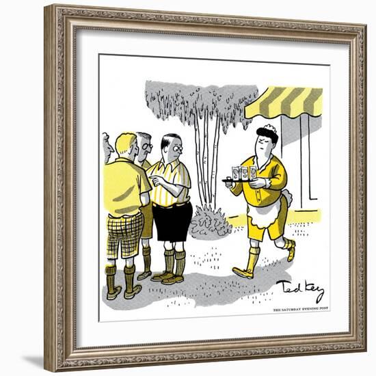 Hazel Cartoon-Ted Key-Framed Giclee Print