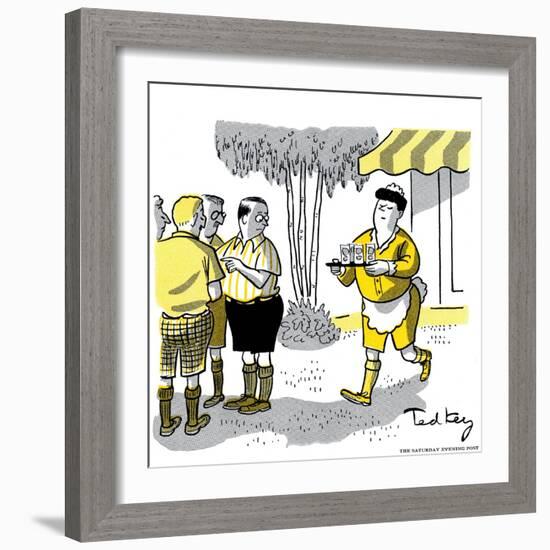 Hazel Cartoon-Ted Key-Framed Giclee Print