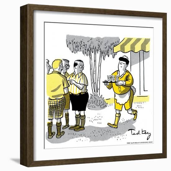 Hazel Cartoon-Ted Key-Framed Giclee Print