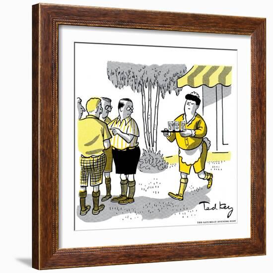 Hazel Cartoon-Ted Key-Framed Giclee Print