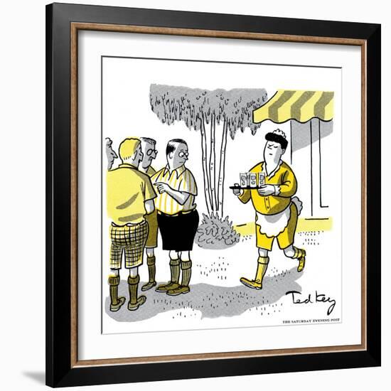 Hazel Cartoon-Ted Key-Framed Giclee Print