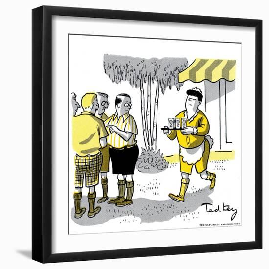 Hazel Cartoon-Ted Key-Framed Giclee Print