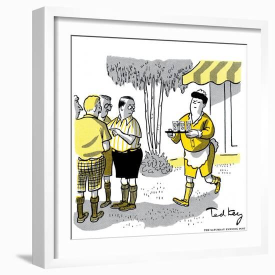 Hazel Cartoon-Ted Key-Framed Giclee Print