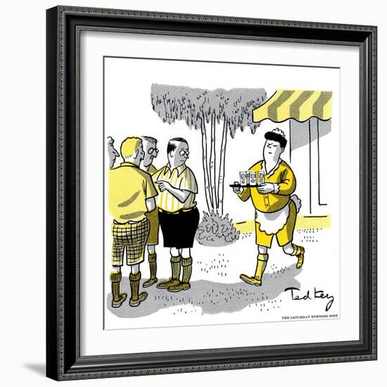 Hazel Cartoon-Ted Key-Framed Giclee Print