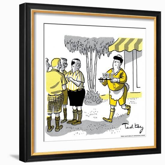 Hazel Cartoon-Ted Key-Framed Giclee Print