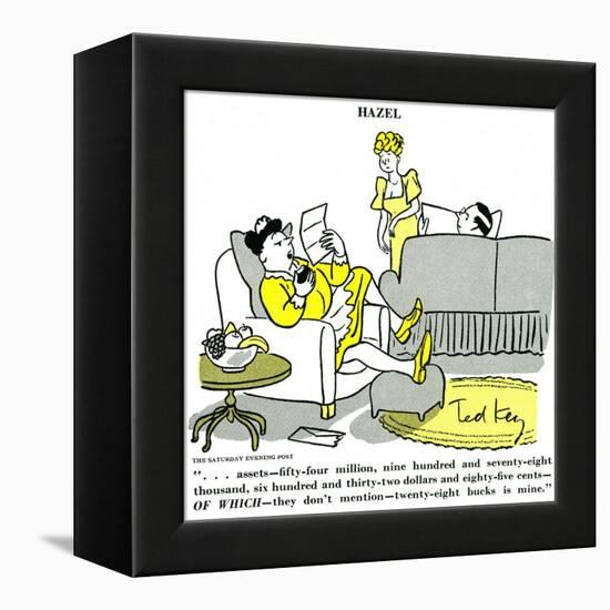 Hazel Cartoon-Ted Key-Framed Premier Image Canvas