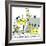 Hazel Cartoon-Ted Key-Framed Giclee Print