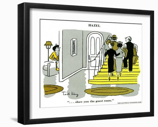 Hazel Cartoon-Ted Key-Framed Giclee Print