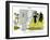 Hazel Cartoon-Ted Key-Framed Giclee Print