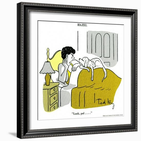 Hazel Cartoon-Ted Key-Framed Giclee Print