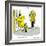 Hazel Cartoon-Ted Key-Framed Giclee Print