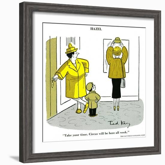 Hazel Cartoon-Ted Key-Framed Giclee Print