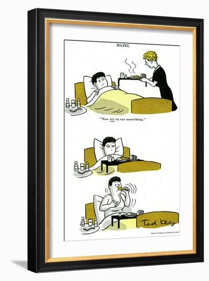 Hazel Cartoon-Ted Key-Framed Giclee Print