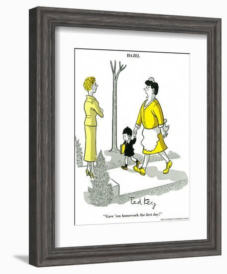 Hazel Cartoon-Ted Key-Framed Giclee Print