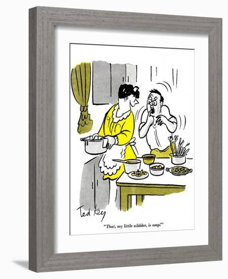 Hazel Cartoon-Ted Key-Framed Giclee Print