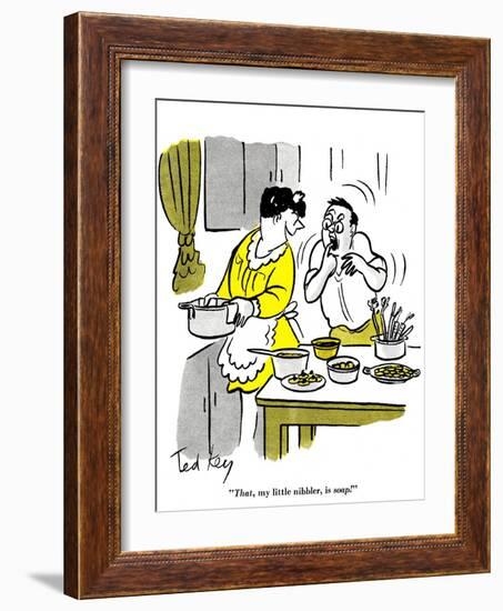 Hazel Cartoon-Ted Key-Framed Giclee Print