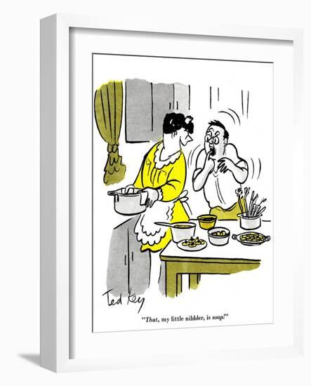 Hazel Cartoon-Ted Key-Framed Giclee Print