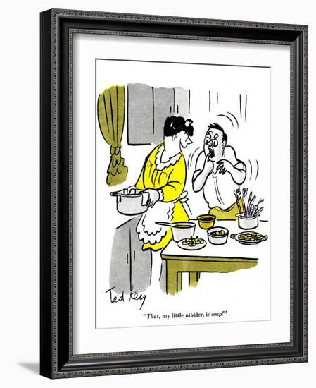 Hazel Cartoon-Ted Key-Framed Giclee Print