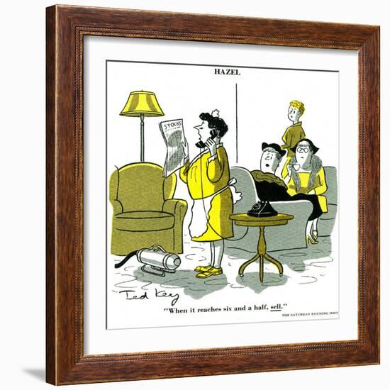 Hazel Cartoon-Ted Key-Framed Giclee Print