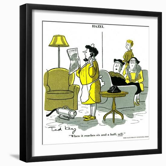 Hazel Cartoon-Ted Key-Framed Giclee Print