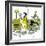 Hazel Cartoon-Ted Key-Framed Giclee Print