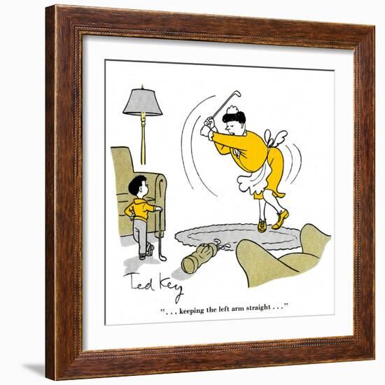 Hazel Cartoon-Ted Key-Framed Giclee Print