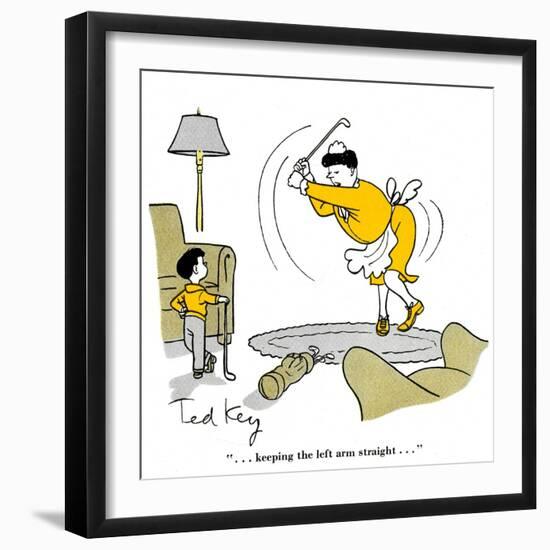 Hazel Cartoon-Ted Key-Framed Giclee Print