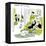 Hazel Cartoon-Ted Key-Framed Premier Image Canvas