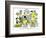 Hazel Cartoon-Ted Key-Framed Giclee Print