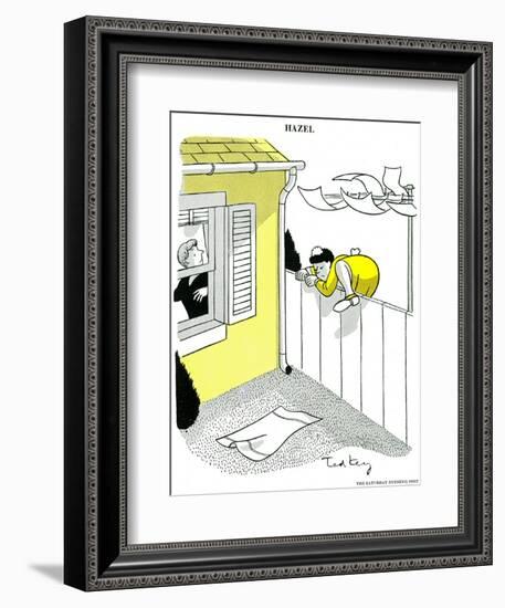 Hazel Cartoon-Ted Key-Framed Giclee Print