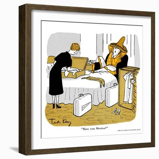 Hazel Cartoon-Ted Key-Framed Giclee Print