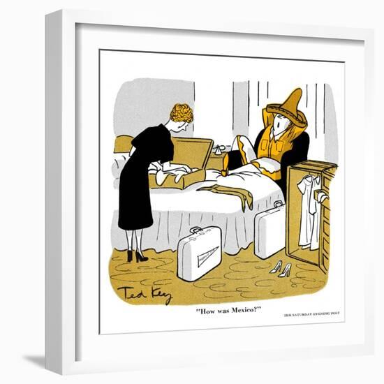 Hazel Cartoon-Ted Key-Framed Giclee Print