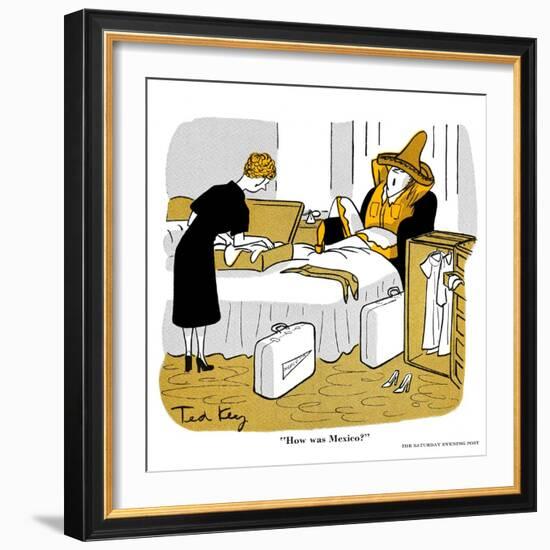 Hazel Cartoon-Ted Key-Framed Giclee Print