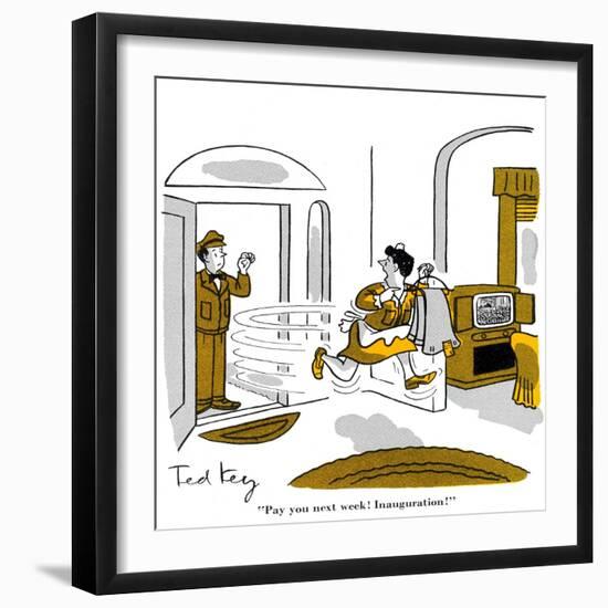 Hazel Cartoon-Ted Key-Framed Giclee Print