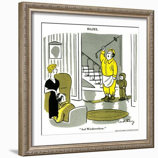 Hazel Cartoon-Ted Key-Framed Giclee Print