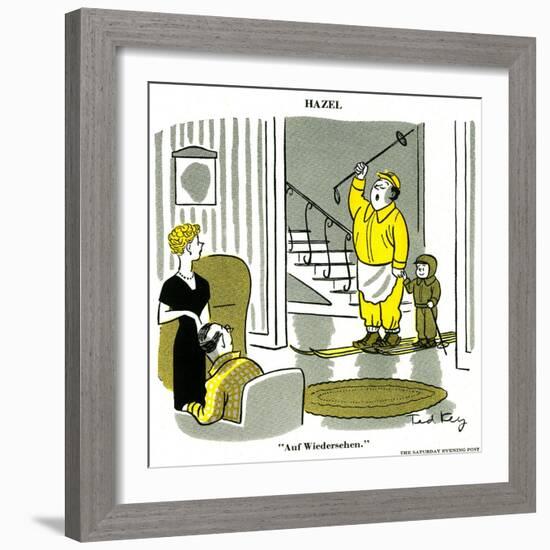 Hazel Cartoon-Ted Key-Framed Giclee Print