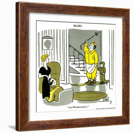 Hazel Cartoon-Ted Key-Framed Giclee Print