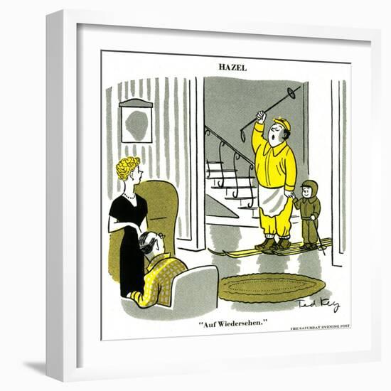 Hazel Cartoon-Ted Key-Framed Giclee Print