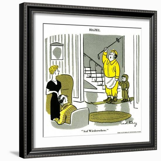 Hazel Cartoon-Ted Key-Framed Giclee Print