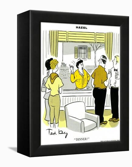 Hazel Cartoon-Ted Key-Framed Premier Image Canvas