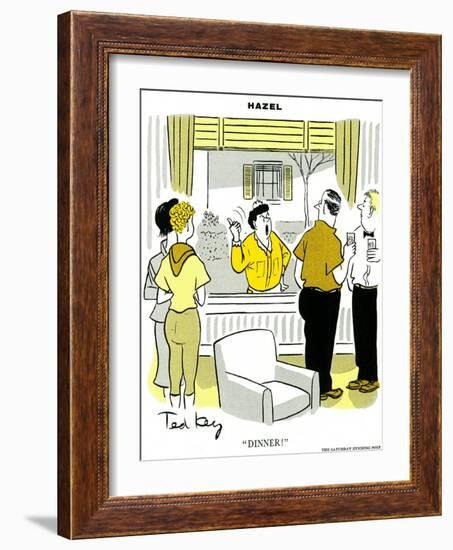 Hazel Cartoon-Ted Key-Framed Giclee Print