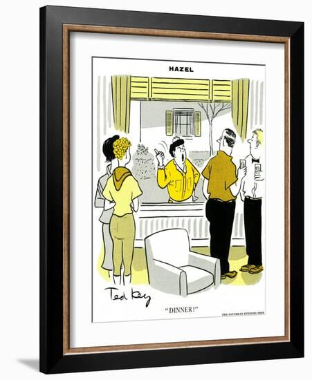 Hazel Cartoon-Ted Key-Framed Giclee Print