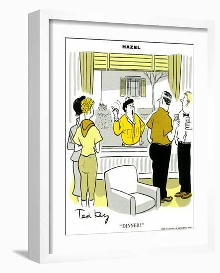 Hazel Cartoon-Ted Key-Framed Giclee Print