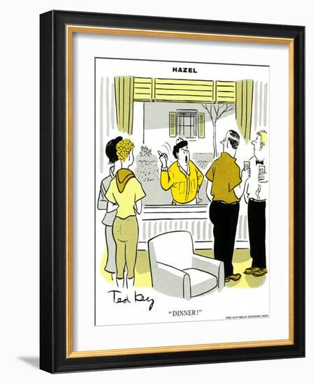 Hazel Cartoon-Ted Key-Framed Giclee Print