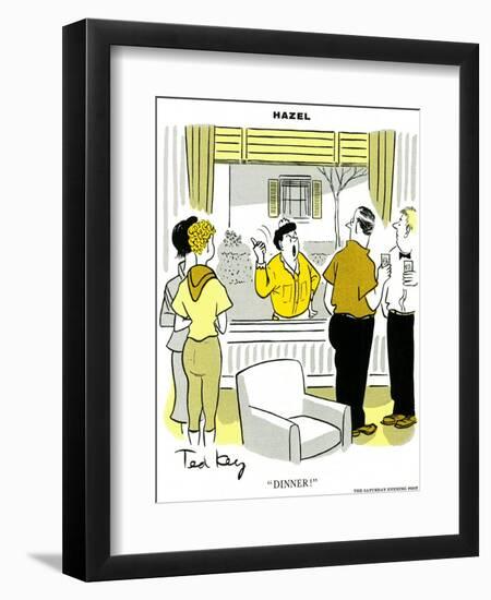 Hazel Cartoon-Ted Key-Framed Giclee Print