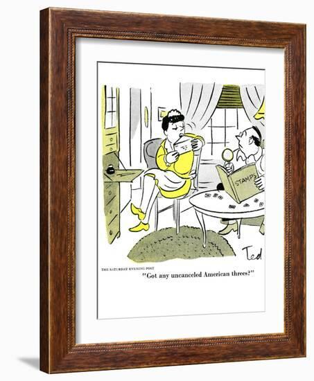 Hazel Cartoon-Ted Key-Framed Giclee Print