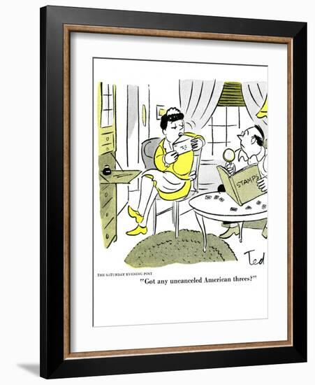 Hazel Cartoon-Ted Key-Framed Giclee Print