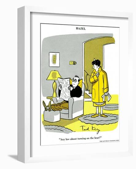 Hazel Cartoon-Ted Key-Framed Giclee Print