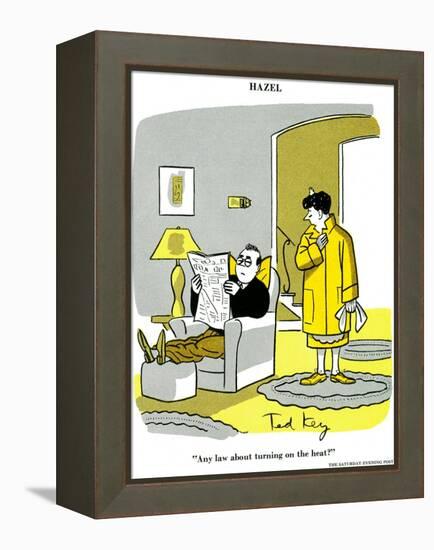 Hazel Cartoon-Ted Key-Framed Premier Image Canvas